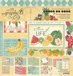 Graphic 45 - Slice Of Life Collection Pack 12X12