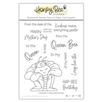 Honey Bee Stamps - Queen Bee Stamp  Set