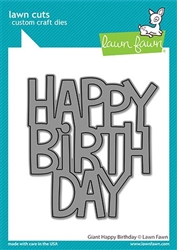 Lawn Fawn - Giant Happy Birthday Lawn Cuts