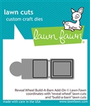 Lawn Fawn -  Reveal Wheel Build-a-Barn Add-On Lawn Cuts
