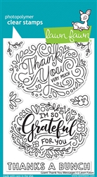 Lawn Fawn - Giant Thank You Messages Stamp Set