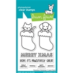 Lawn Fawn - Pawsitive Christmas Stamp Set