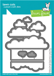 Lawn Fawn -  Platform Pop-Up Cloud Inserts Lawn Cuts