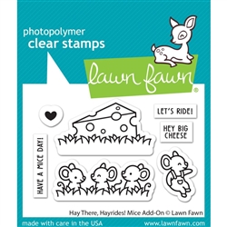 Lawn Fawn - Hay There, Hayrides! Mice Add-On Stamp Set
