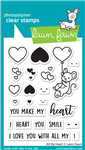 Lawn Fawn -  All My Heart Stamp Set