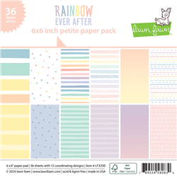 Lawn Fawn - Petite Paper Pack 6X6 Rainbow Ever After