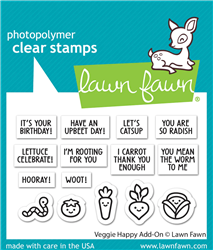 Lawn Fawn - Veggie Happy Add-On Stamp Set