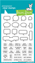 Lawn Fawn - All The Speech Bubbles Stamp Set