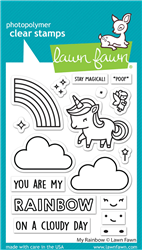 Lawn Fawn - My Rainbow Stamp Set