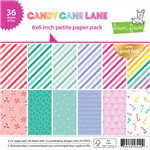 Lawn Fawn - Petite Paper Pack 6X6 Candy Cane Lane