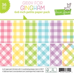 Lawn Fawn - Petite Paper Pack Giddy For Gingham