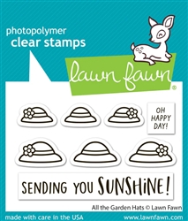 Lawn Fawn - All The Garden Hats Stamp Set
