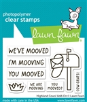 Lawn Fawn - Highland Cows! Add-On Stamp Set