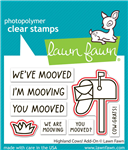 Lawn Fawn - Highland Cows! Add-On Die Set