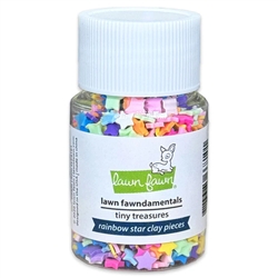 Lawn Fawn - Clay Pieces Rainbow Star