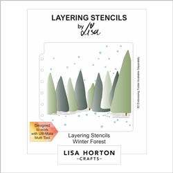 Lisa Horton - Winter Forest Layering Stencils