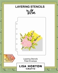 Lisa Horton - Petal Envelope A6 Layering Stencils