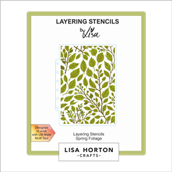 Lisa Horton - Spring Foliage 5x7 Layering Stencils