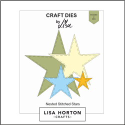 Lisa Horton - Stand Alone Die A Stitched Nested Stars