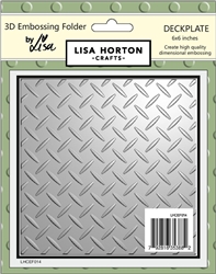 Lisa Horton - 3D Embossing Folder 6x6 Deckplate