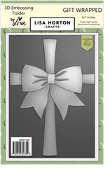 Lisa Horton - Gift Wrapped 5X7 3D Embossing Folder & Die
