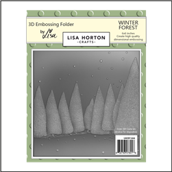 Lisa Horton - Winter Forest 3D Embossing Folder 6x6