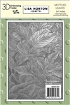 Lisa Horton - 3D Embossing Folder 5x7 Mottled Leaves