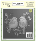 Lisa Horton - Embossing Folder & Die Set Feathered Friends