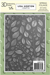 Lisa Horton - Spring Foliage 5x7 3D Embossing Folder