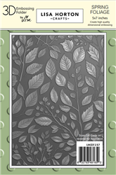 Lisa Horton - Spring Foliage 5x7 3D Embossing Folder