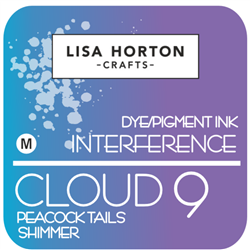Lisa Horton - Interference Ink Peacock Tails Shimmer