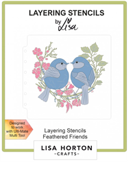 Lisa Horton - Layering Stencils Feathered Friends