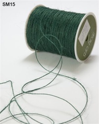 May Arts Ribbon - String Burlap Green 10 yards