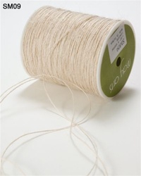 May Arts Ribbon - String Burlap Ivory 10 yards