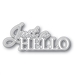 Memory Box - Just a Hello Posh Script Die Set