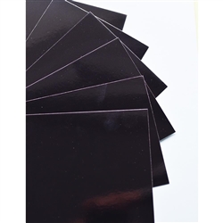 Memory Box - Glossy Paper Pack 8.5X11 Black