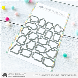 Mama Elephant - Little Hamster Agenda Creative Cuts Set