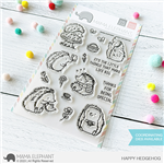 Mama Elephant - Happy Hedgehog Stamp Set