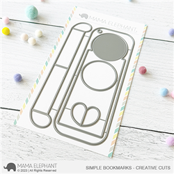 Mama Elephant - Simple Bookmarks Stand Alone Die Set