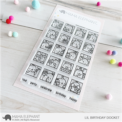 Mama Elephant - Lil Birthday Docket Stamp Set