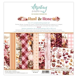 Mintay Papers - Rust & Rose 12X12 Paper Pack