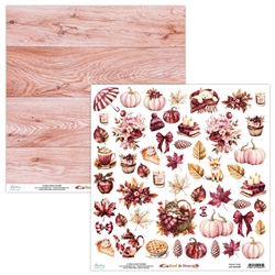 Mintay Papers - Rust & Rose 12X12 Elements Paper