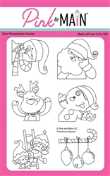 Pink & Main - Christmas Squares Stamp Set