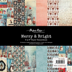 Paper Rose - Merry & Bright 6X6 Paper Collection