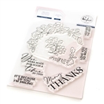 Pinkfresh Studio - Arch Florals Stamp Set