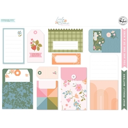Pinkfresh Studio - Lovely Blooms Journaling Bits 15/Pkg