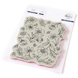 Pinkfresh Studio - Breezy Blossoms Cling Stamp Set