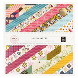 Pink Paislee -    Joyful Notes 12X12 Paper Pad