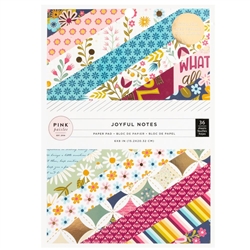 Pink Paislee -    Joyful Notes 6X8 Paper Pad