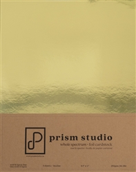 Prism - 8.5X11 Whole Spectrum Foil Cardstock Wedding Band 5/Sheets